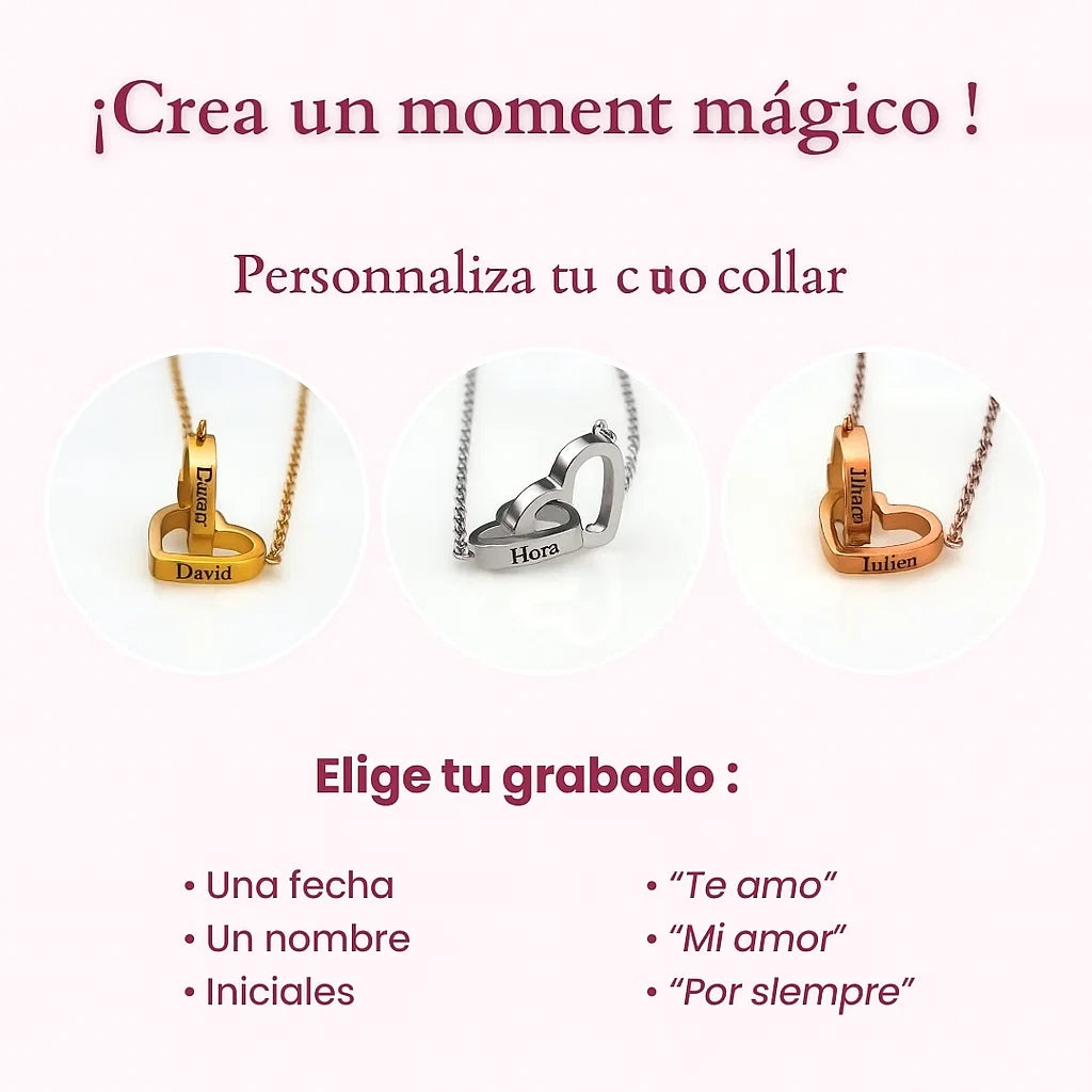 Oso Eterno Milona y Collar Personalizado