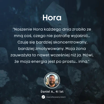 Bransoletka z hematytu Hora