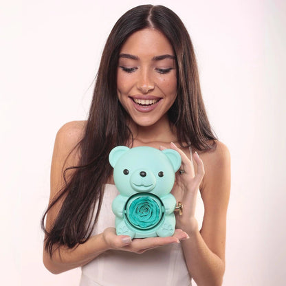 Oso Eterno Milona y Collar Personalizado