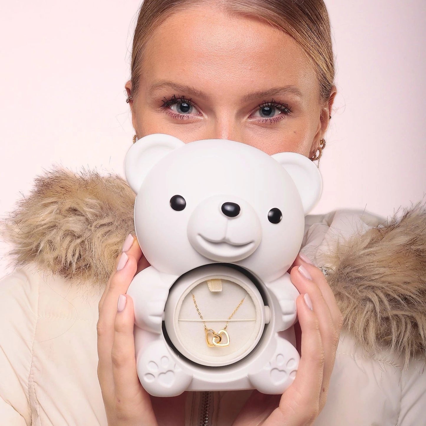 Oso Eterno Milona y Collar Personalizado